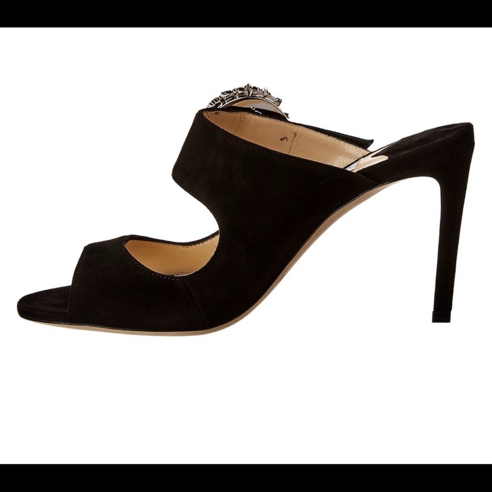 Brand new in box
Jimmy Choo Saf 85 Suede Sandal with Swarovski Crystals - Picture 6 of 7